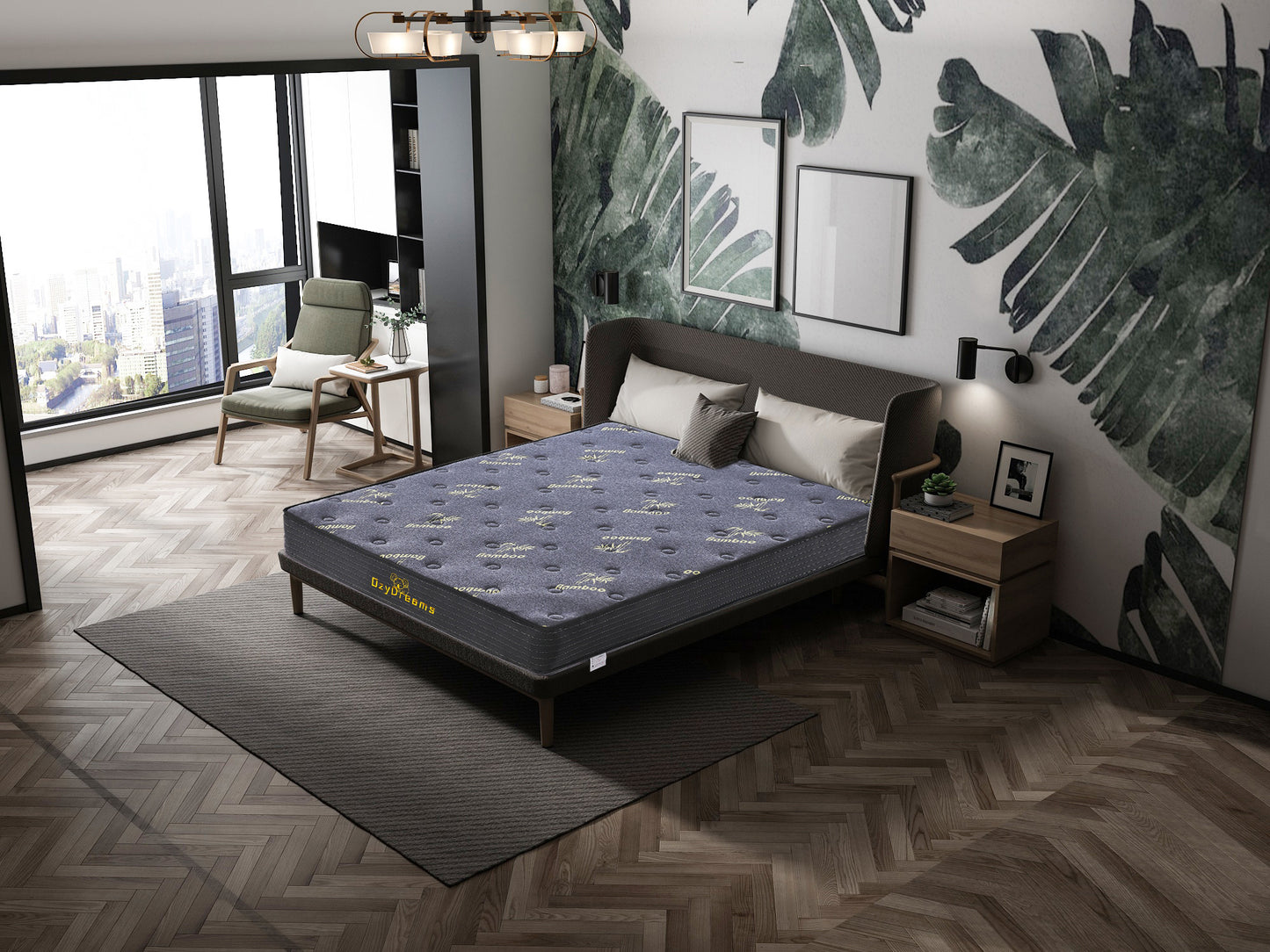 Ensemble Base + Charcoal 20cm Mattress