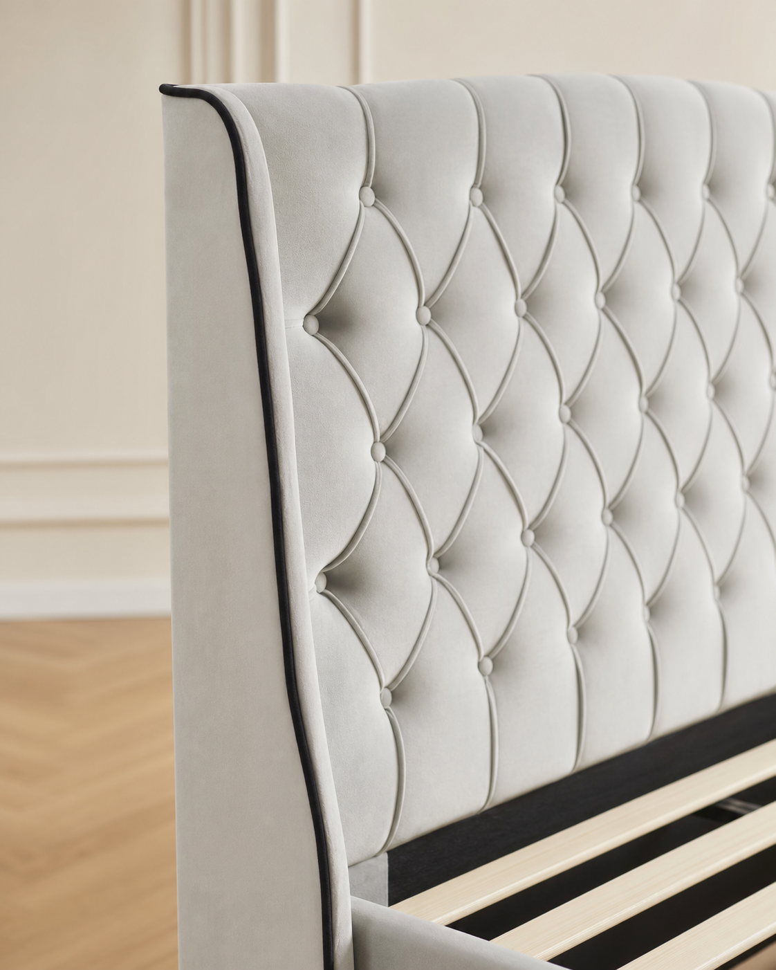 A headboard with a point of view