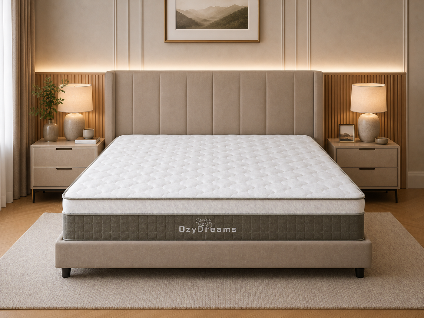 OzyDreams Coconut Support 25cm Mattress - EXTRA FIRM