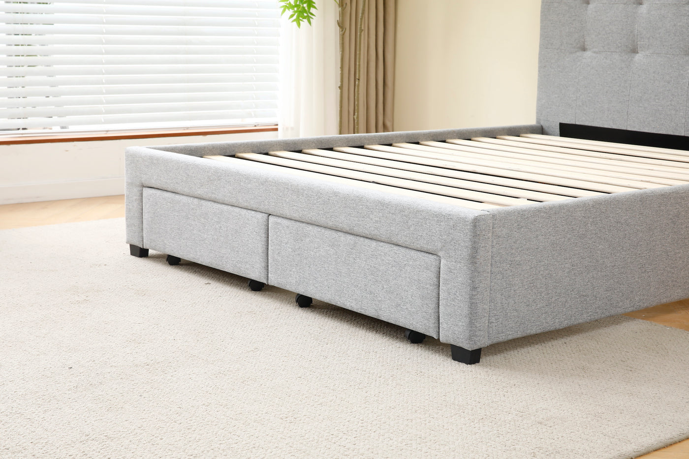 Tiffany Bed Frame With Drawers