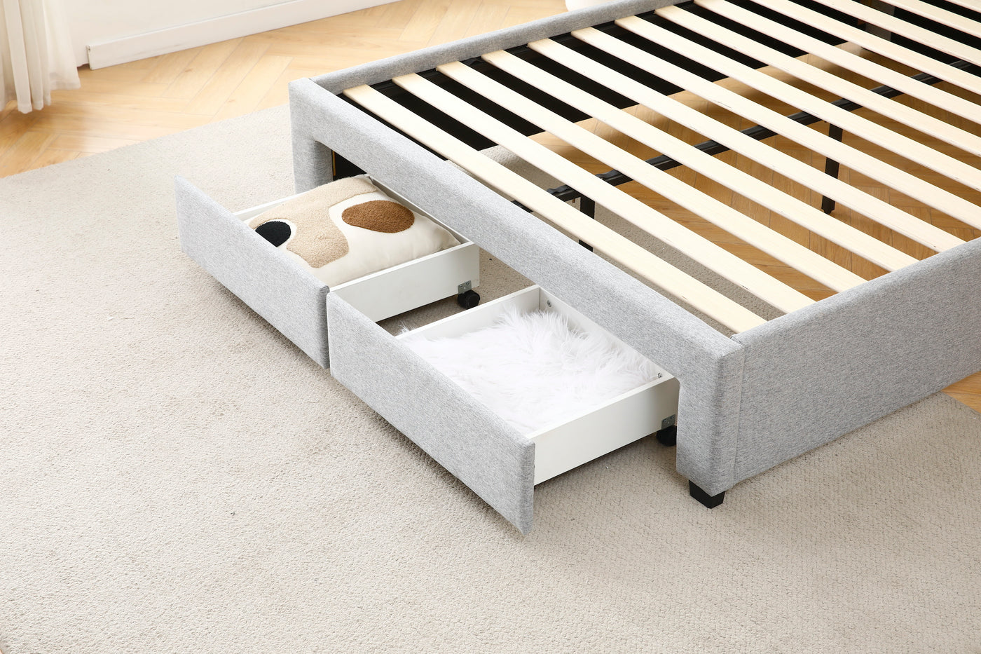 Tiffany Bed Frame With Drawers