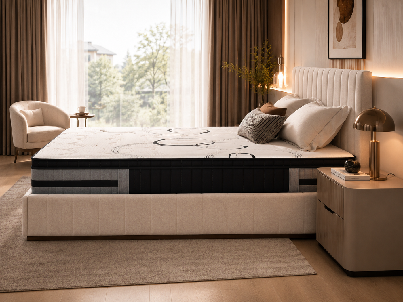 Luxury Comfort Plus 32cm Mattress - Firm Feel