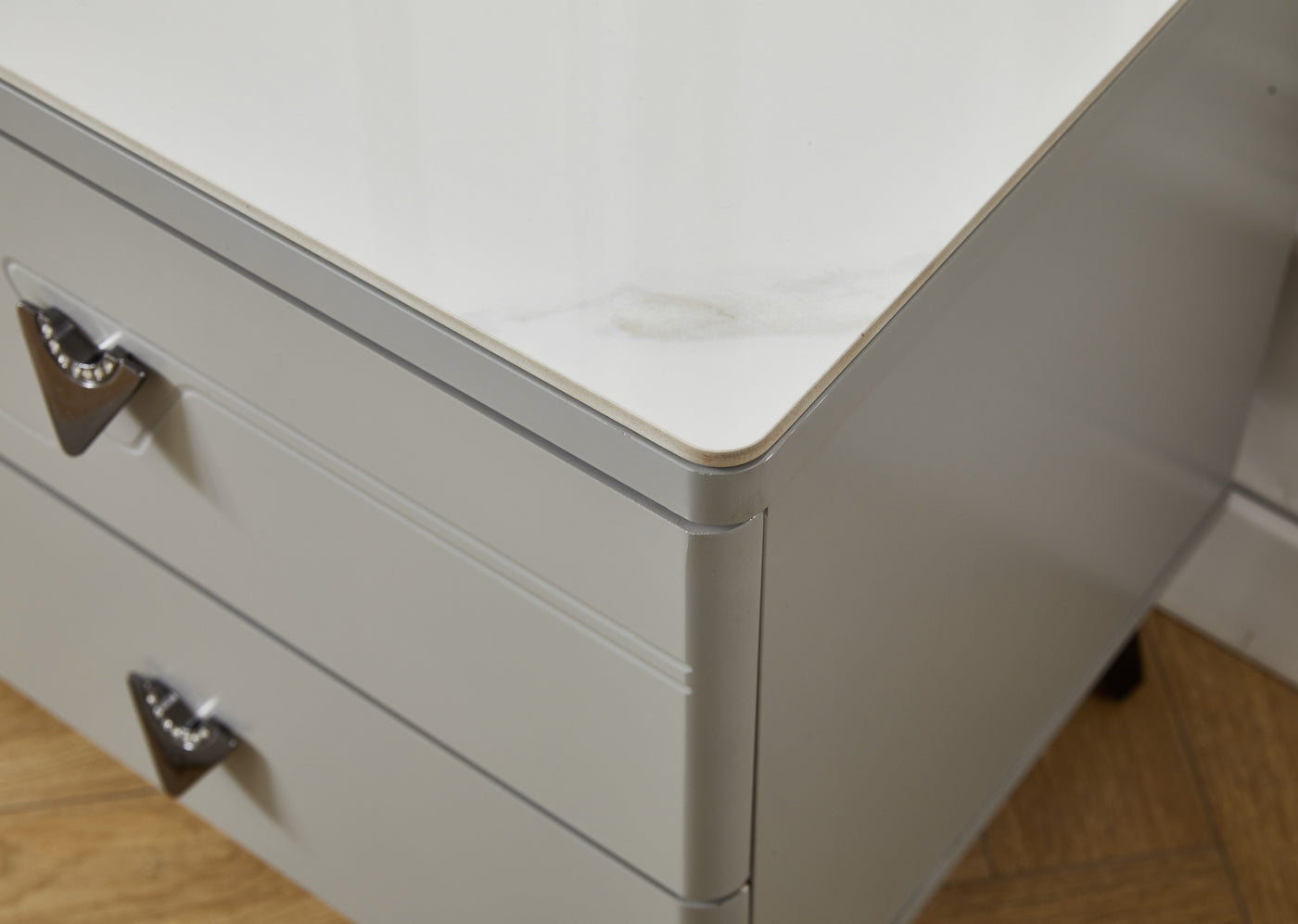 Luna Stone Top Bedside Table