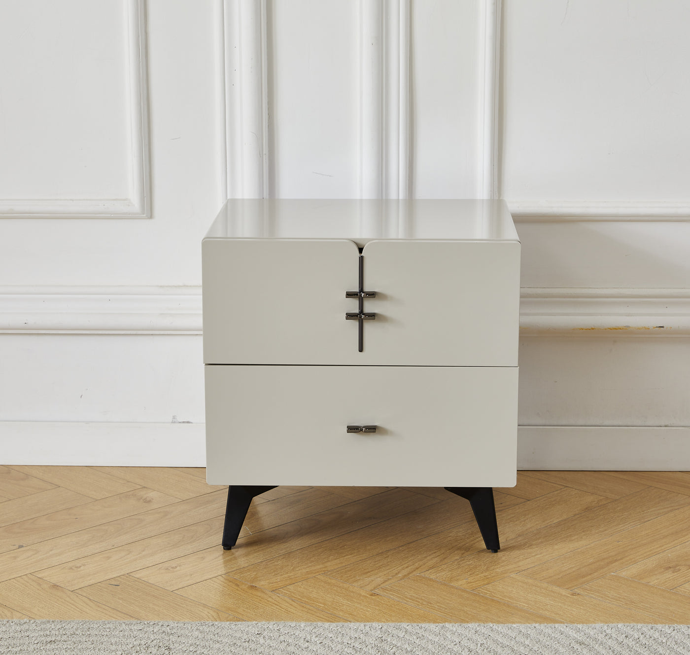 Milan Grey Bedside Table