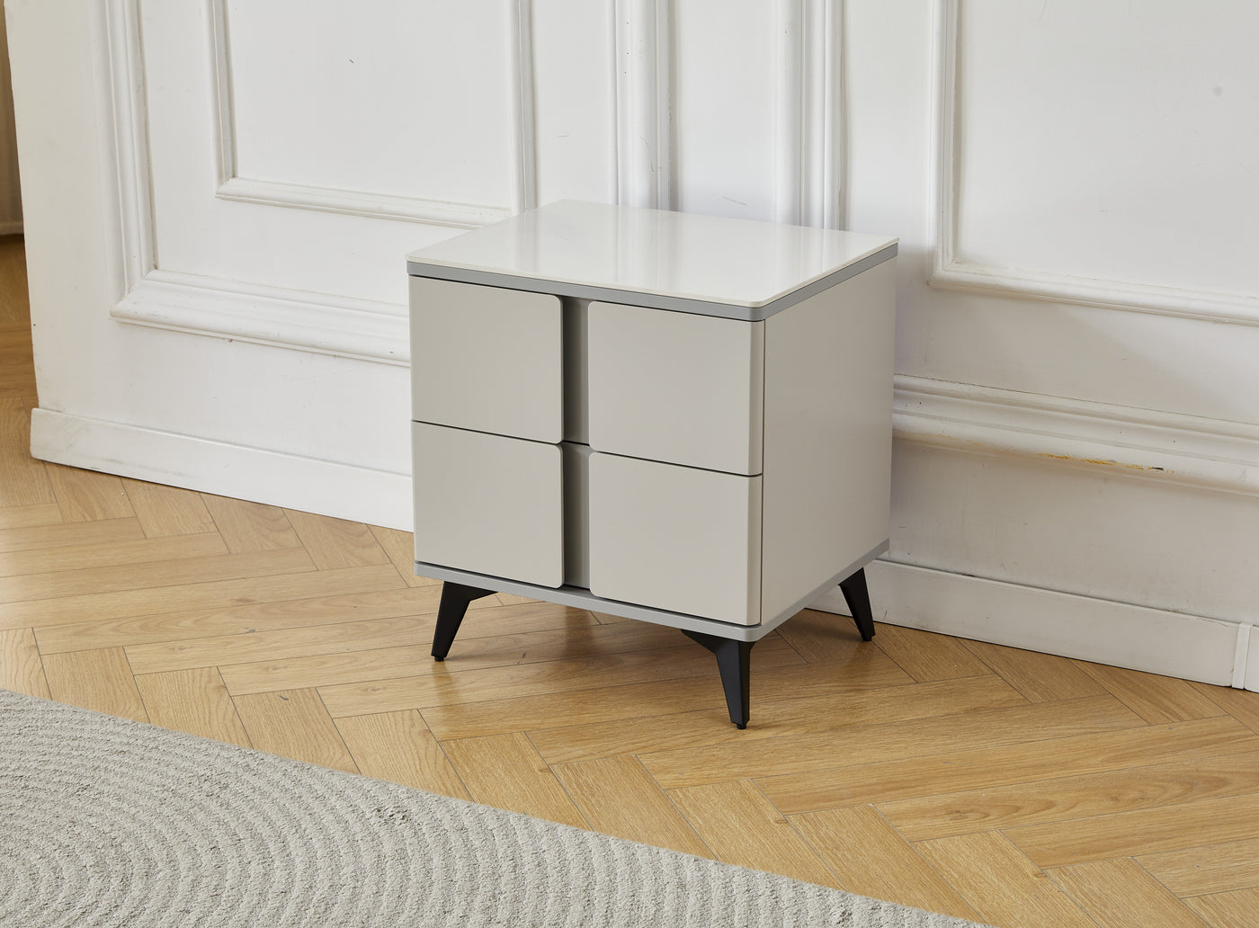 Aspen Minimalist Bedside Table