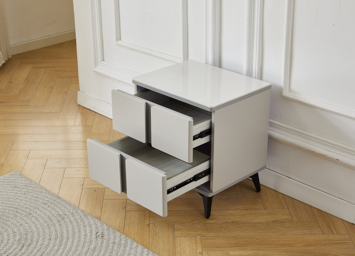 Aspen Minimalist Bedside Table