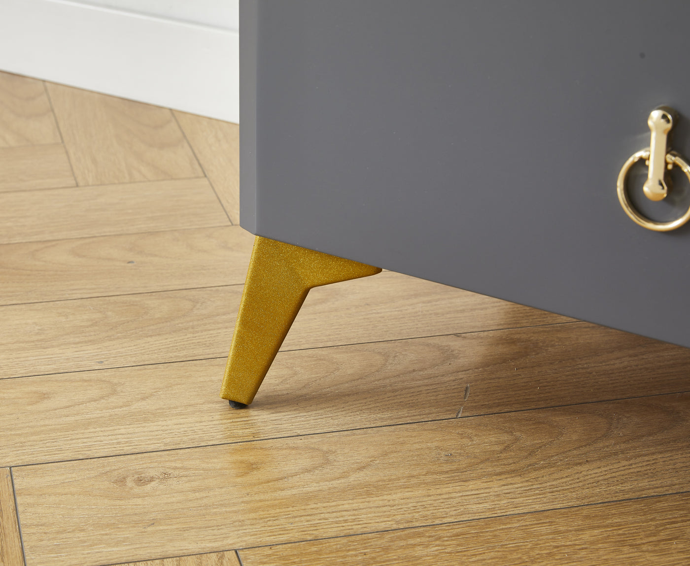 Royale Luxe Stone Top Bedside Table
