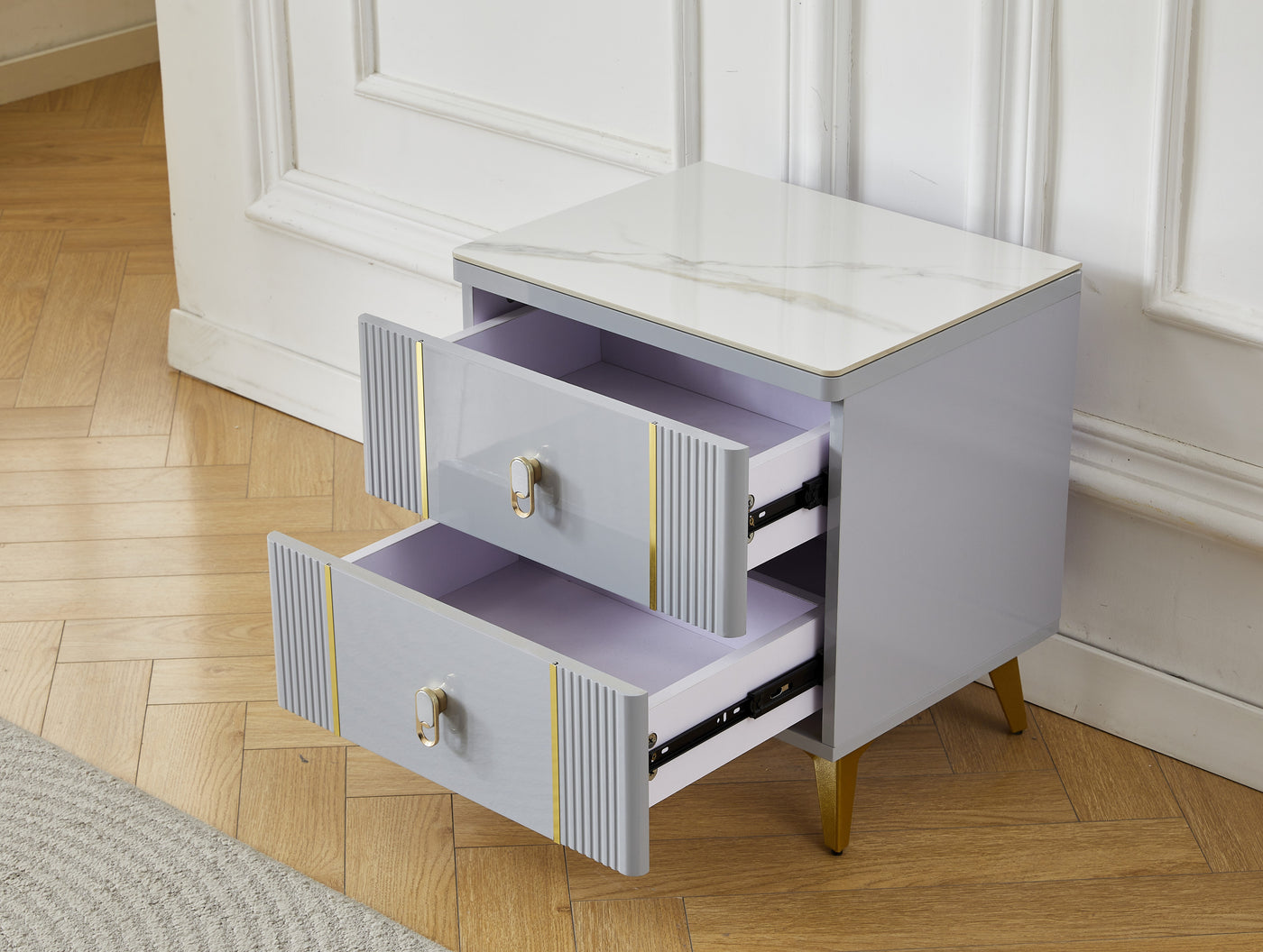 Verona Marble Bedside Table