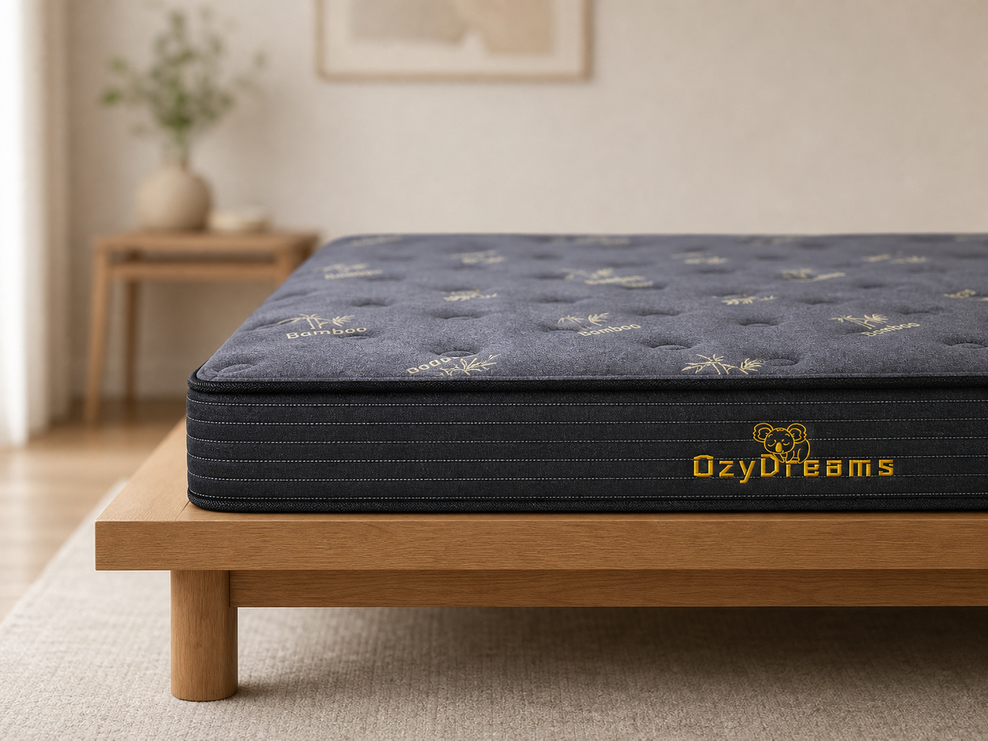Charcoal Bamboo Mattress 20cm - Medium Soft