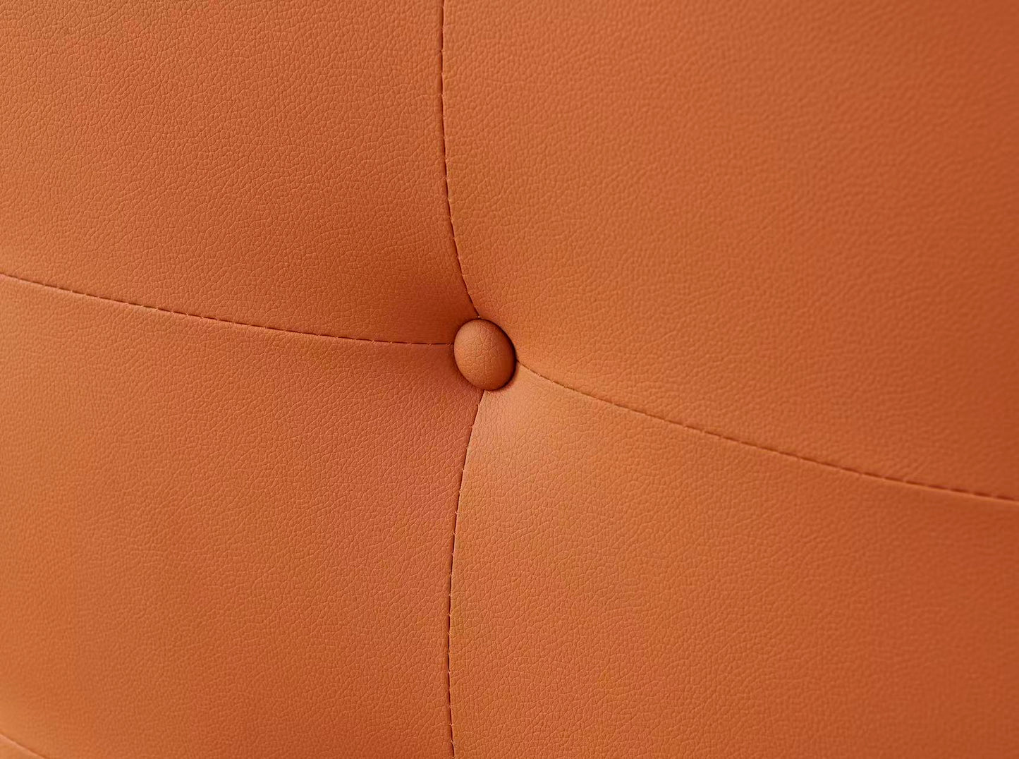 Orange Tiffany Upholstered Bed Frame