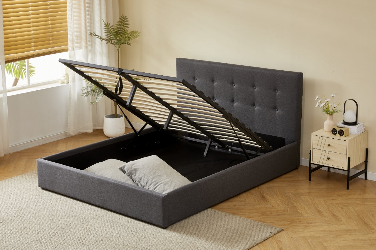 Gas Lift Storage Bed Frame (Queen Size)