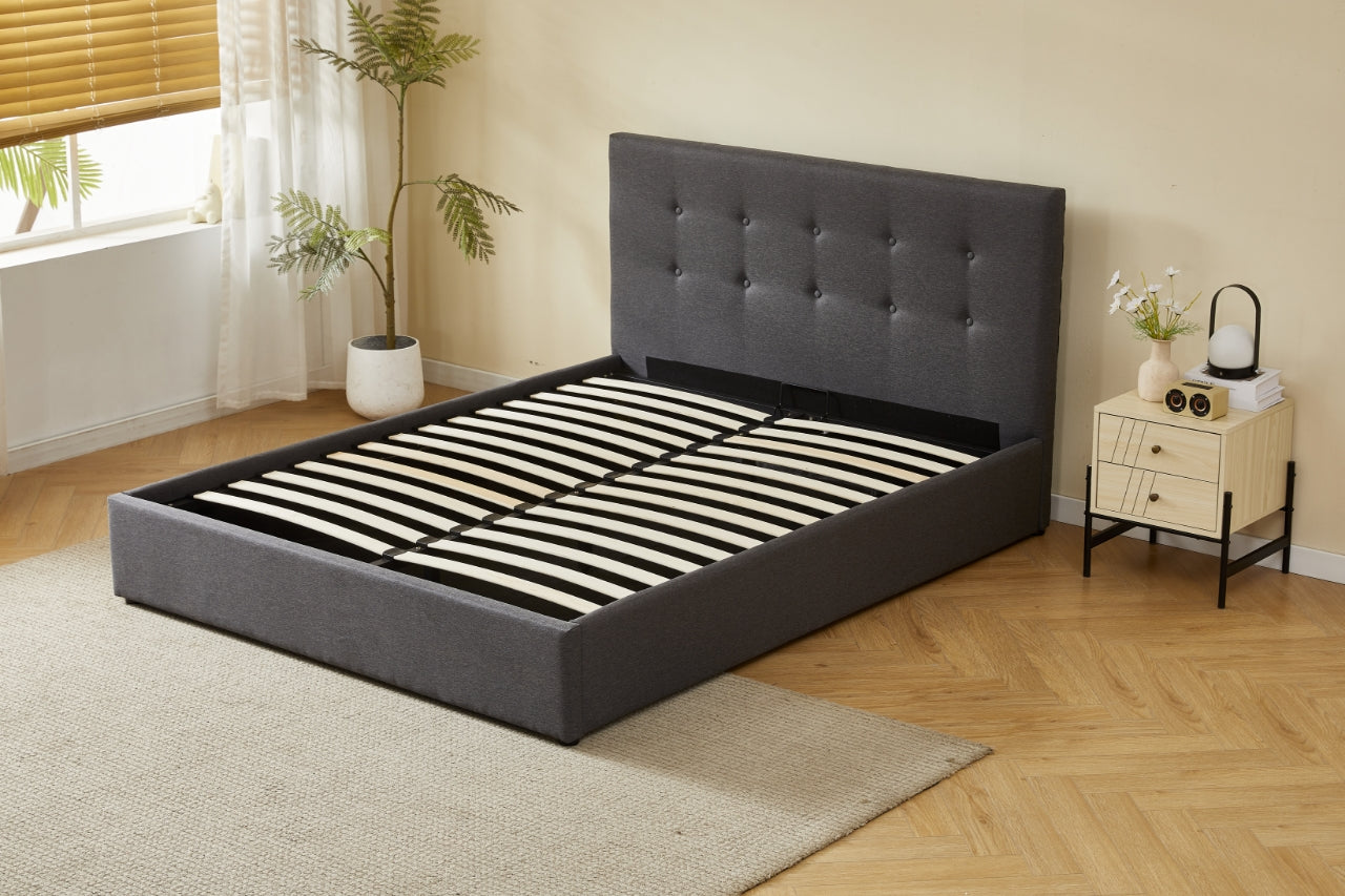 Gas Lift Storage Bed Frame (Queen Size)
