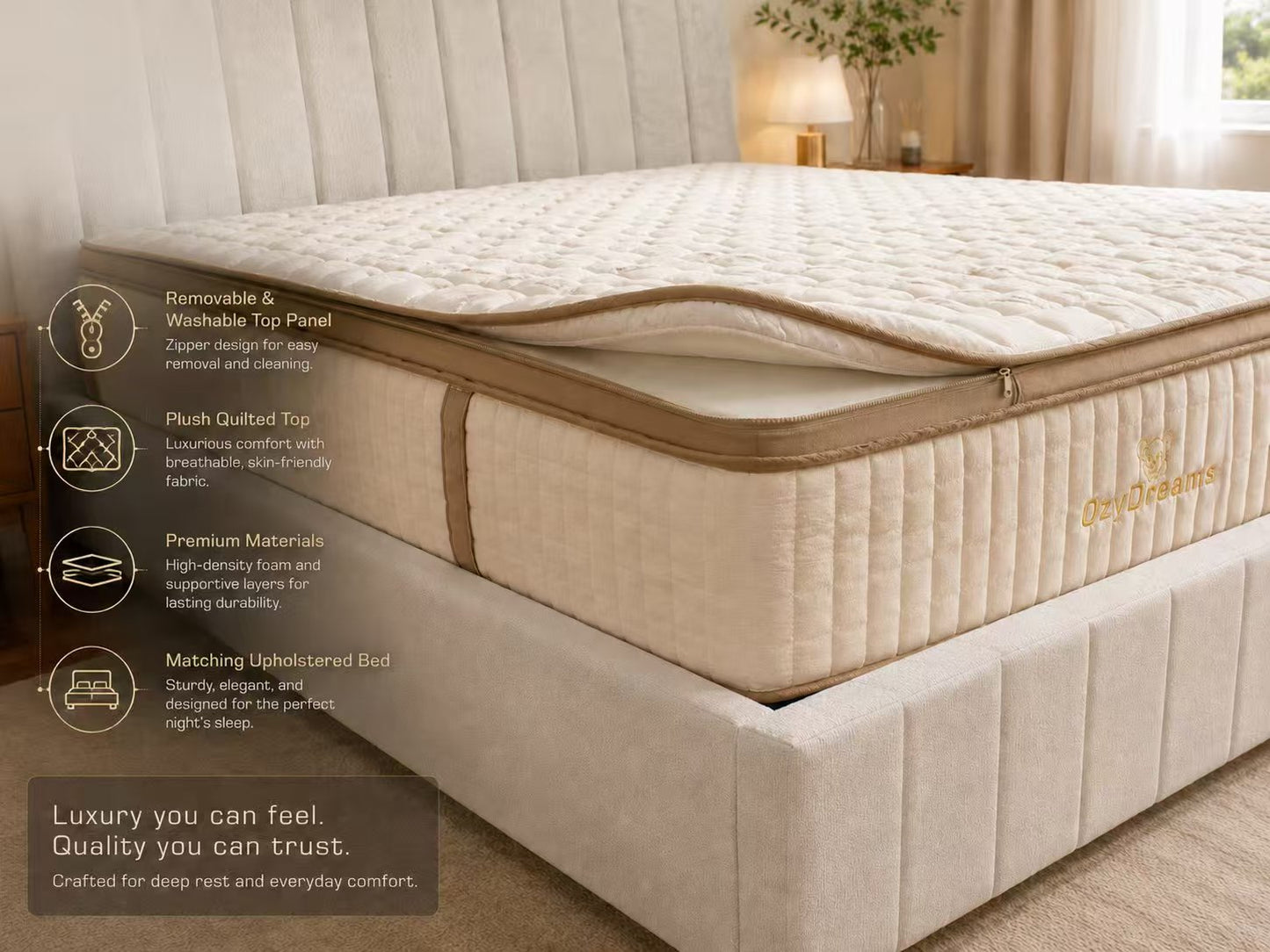 Adjustable Pocket Spring Mattress – Medium Feel