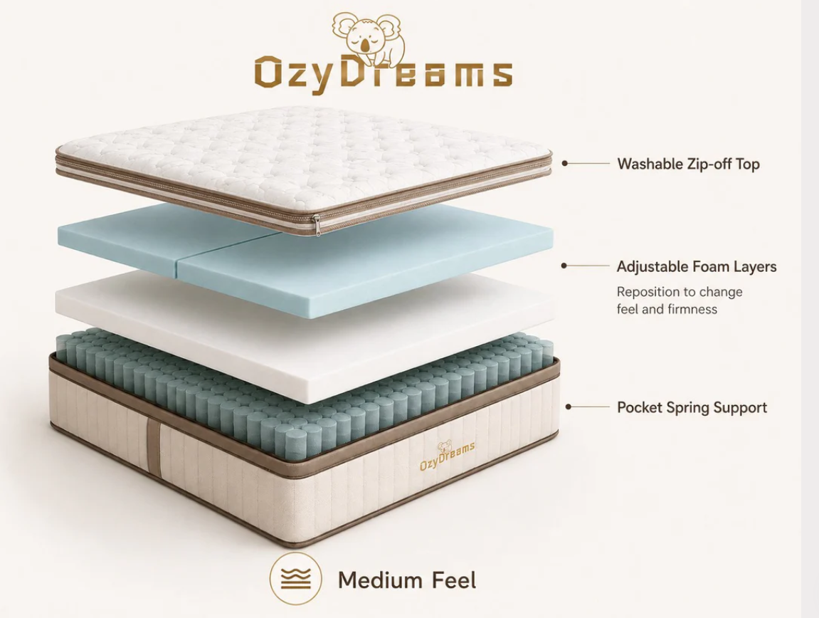 Adjustable Pocket Spring Mattress