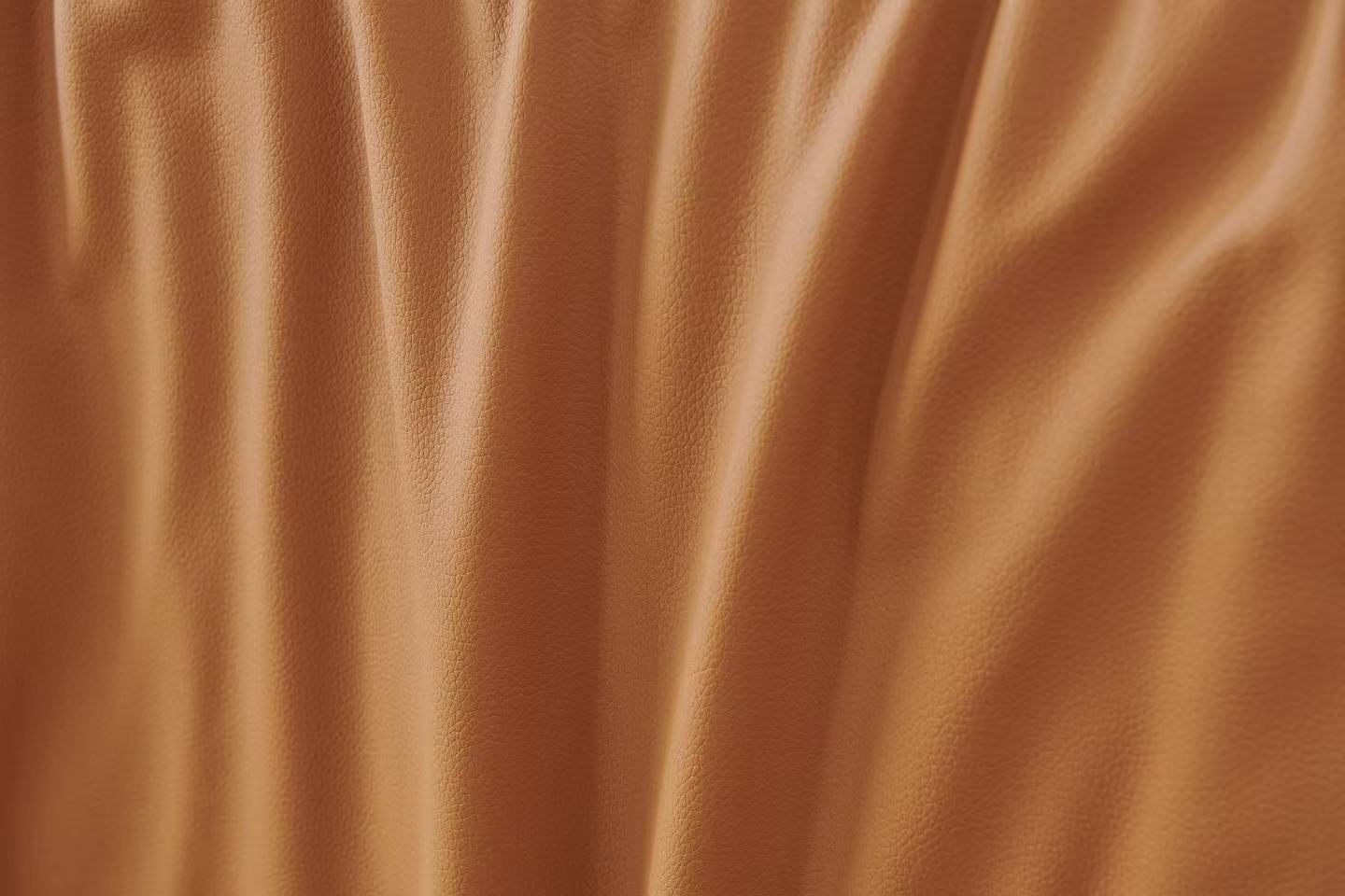 Orange Tiffany Upholstered  Pleat Bed Frame