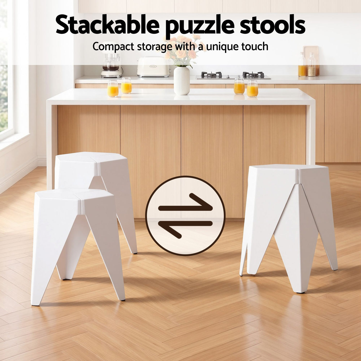 Bar Stools and Table Set 3PCS Dining Desk Kitchen Chairs Cafe Pub White – product image 6