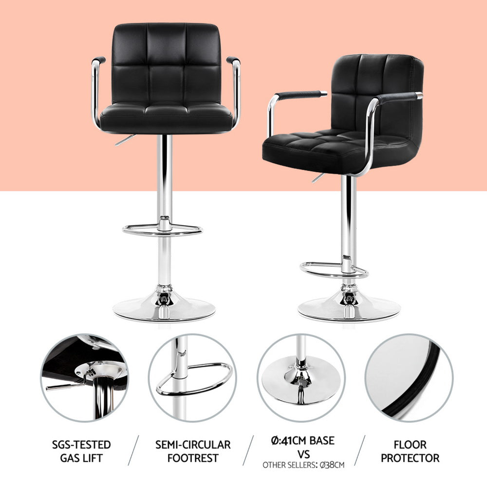 Bar Table and Stools Set Dining Desk Kitchen Chairs Cafe Pub – product image 6