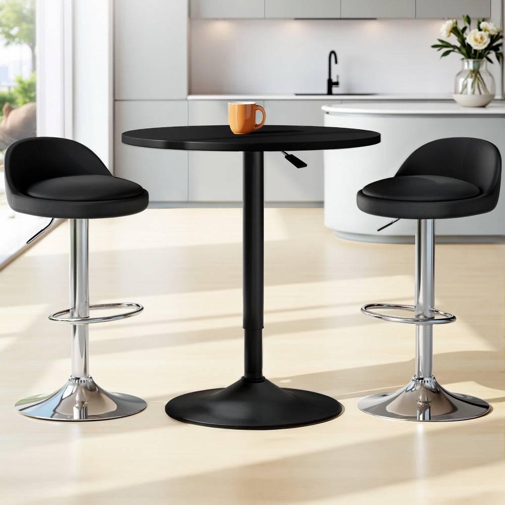 Bar Table and Stools Set Dining Desk Kitchen Chairs Cafe Pub – product image 7