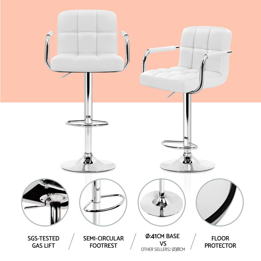 Bar Table and Stools Set Dining Desk Kitchen Chairs Cafe Pub – product image 6