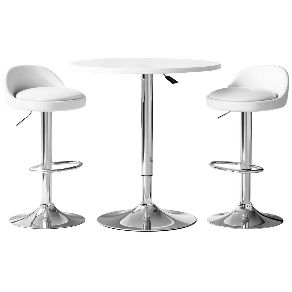 Bar Table and Stools Set Dining Desk Kitchen Chairs Cafe Pub – product image 1