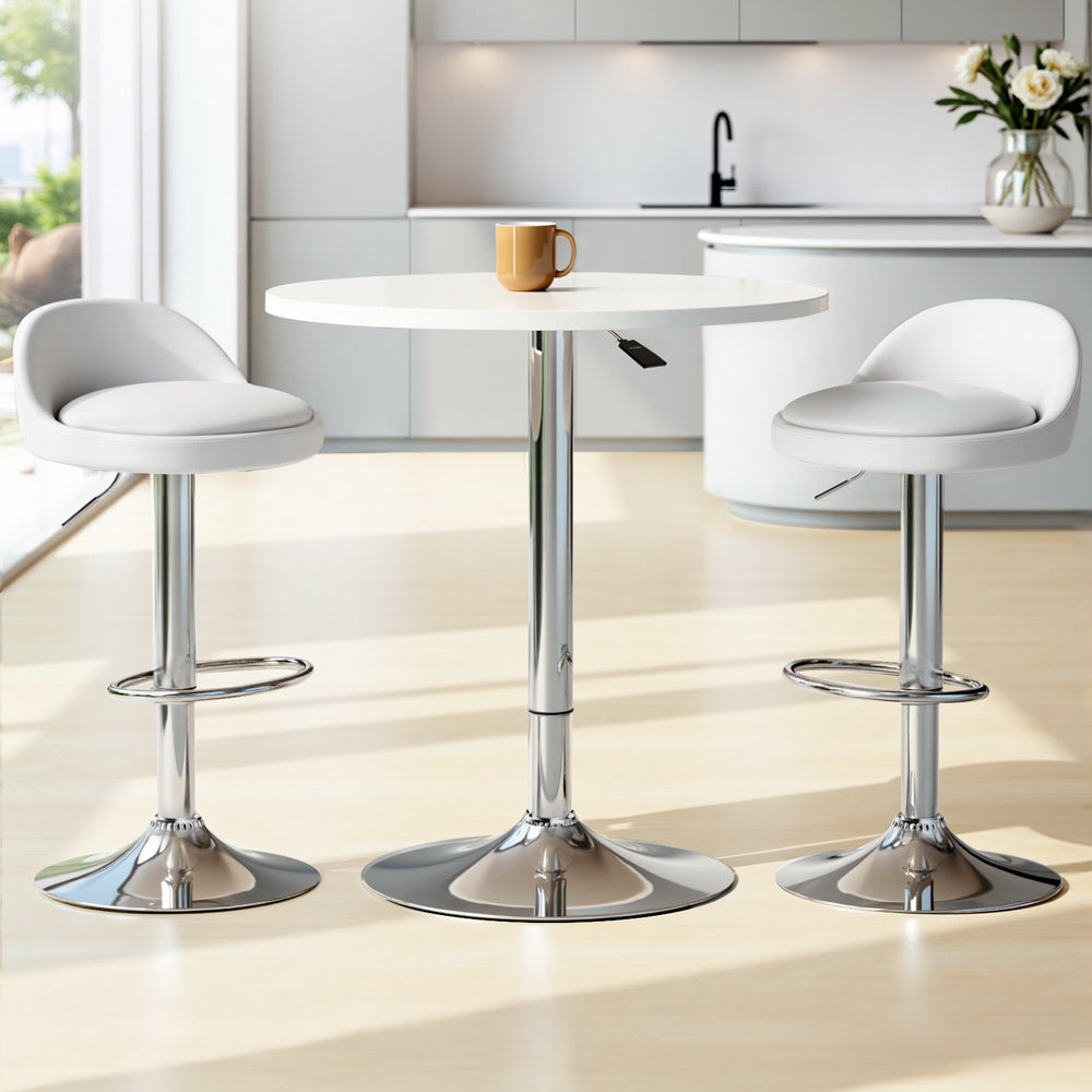 Bar Table and Stools Set Dining Desk Kitchen Chairs Cafe Pub – product image 7