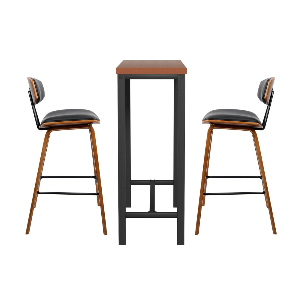 Bar Table and Stools Set Dining Desk Kitchen Chairs Cafe Pub – product image 5