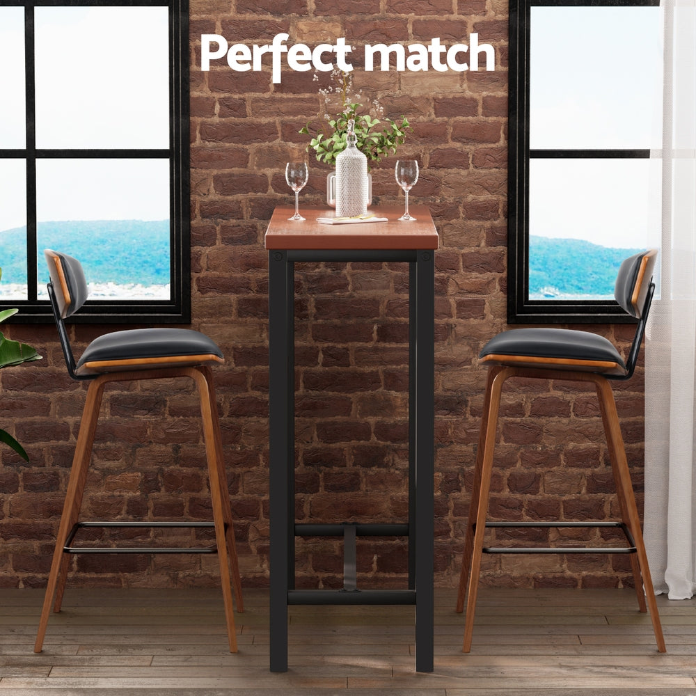 Bar Table and Stools Set Dining Desk Kitchen Chairs Cafe Pub – product image 7