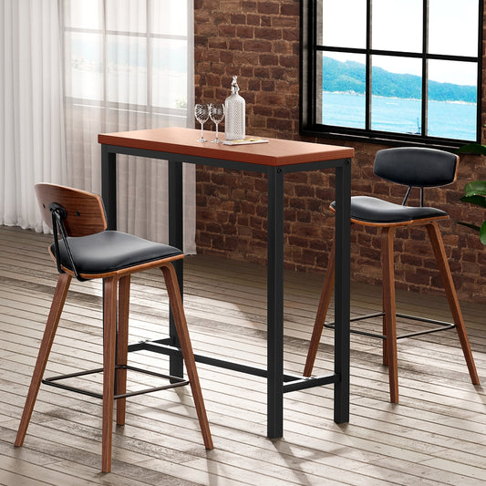 Bar Table and Stools Set Dining Desk Kitchen Chairs Cafe Pub – product image 1