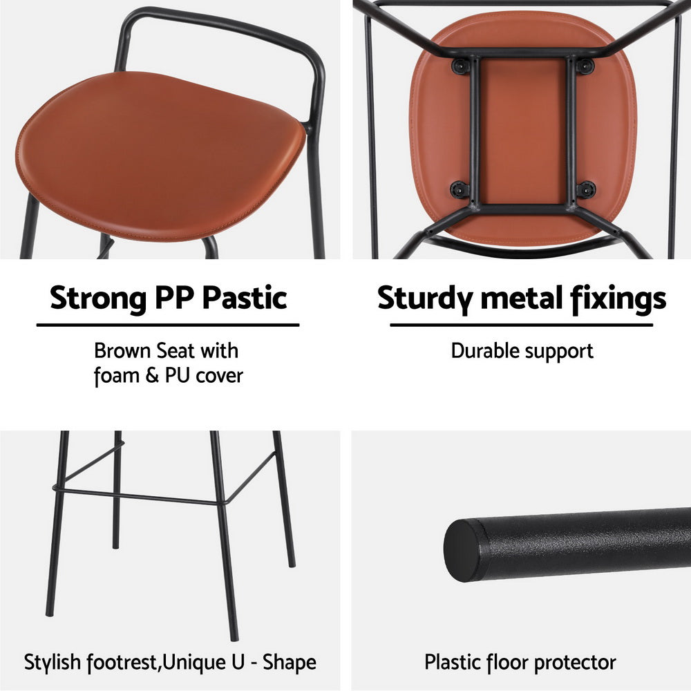 Bar Table and Stools Set Dining Desk Kitchen Chairs Cafe Pub – product image 8