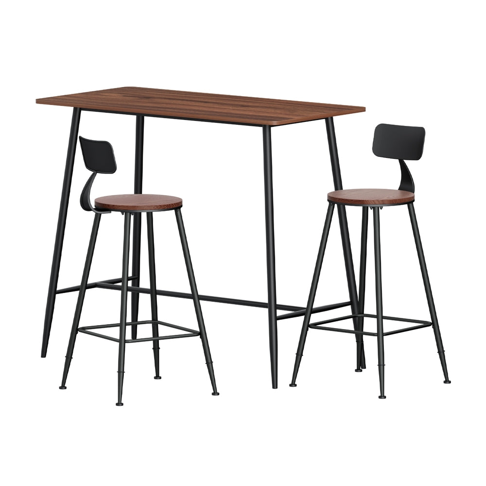 Bar Table and Stools Set Dining Desk Kitchen Chairs Cafe Pub – product image 1