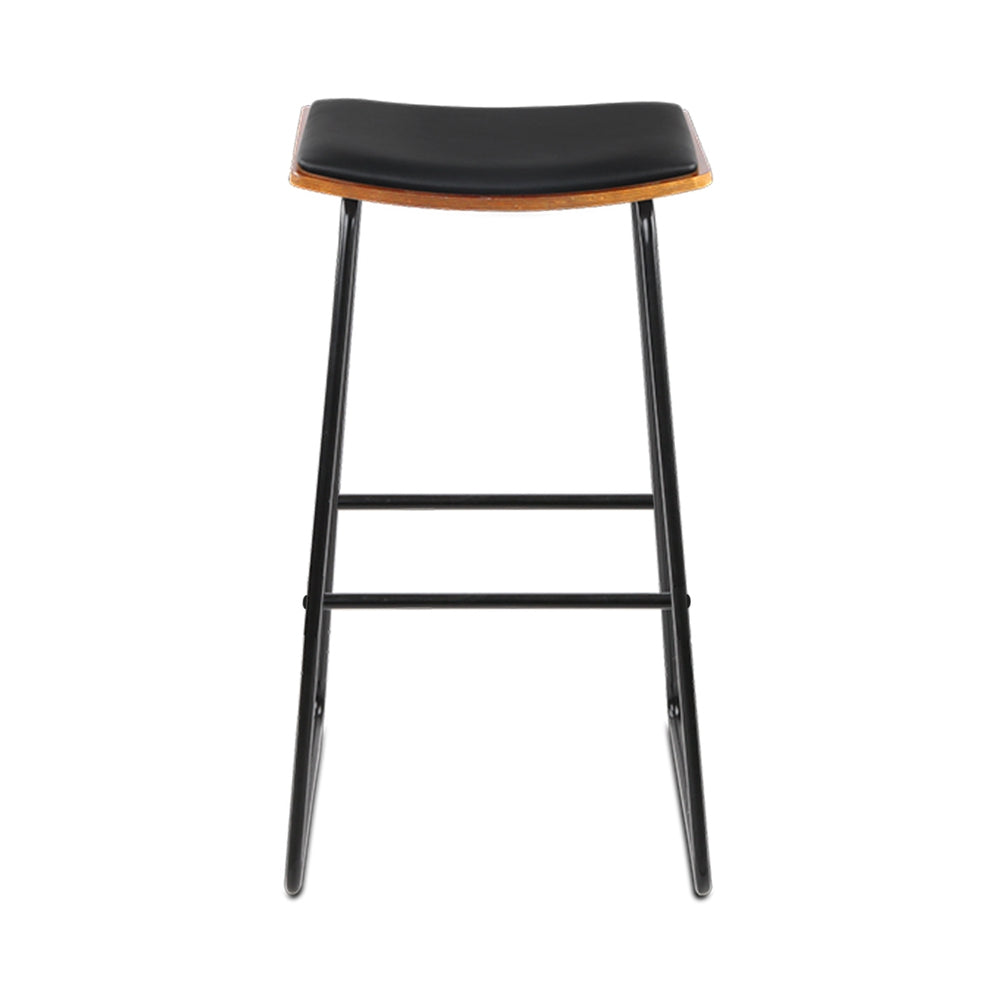 Bar Stools Kitchen Counter Stools Metal Chairs x2 – product image 3