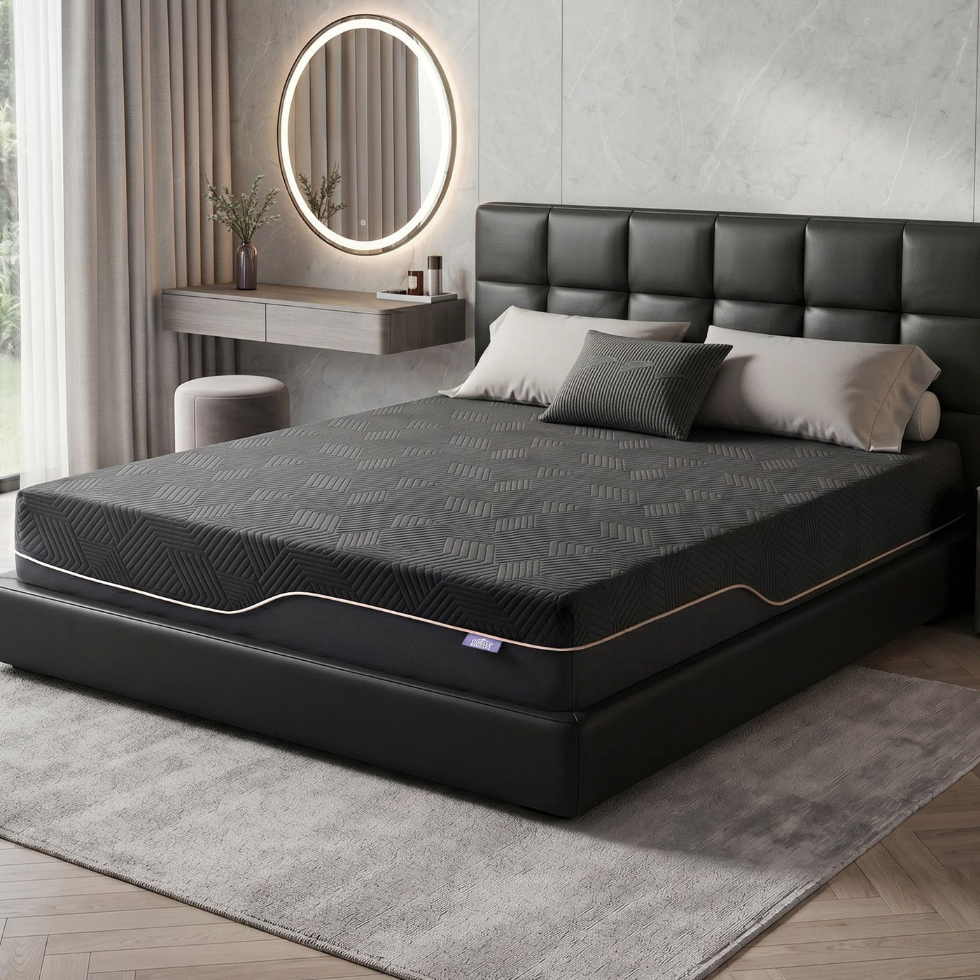 Queen Cooling Memory Foam Mattress Medium Firm with Gel Comfort 30cm