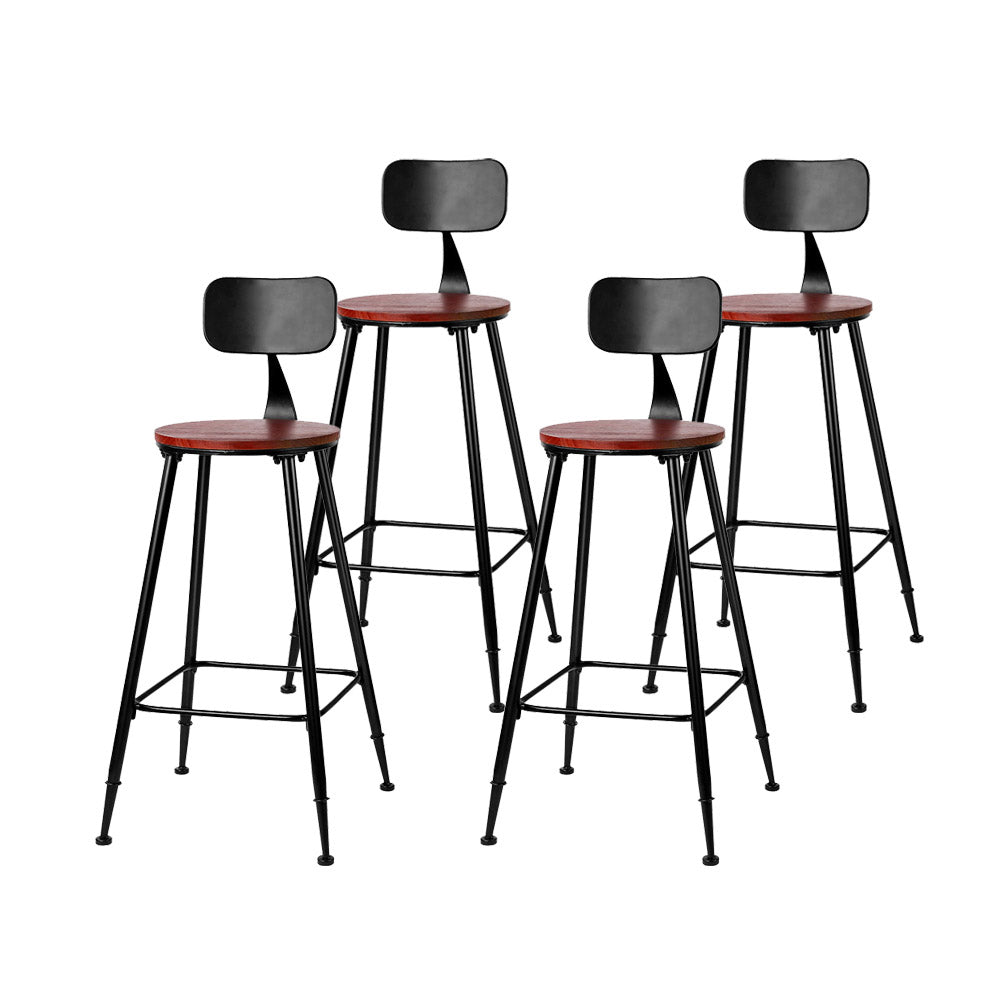 4x Bar Stools Vintage Metal Chairs – product image 7