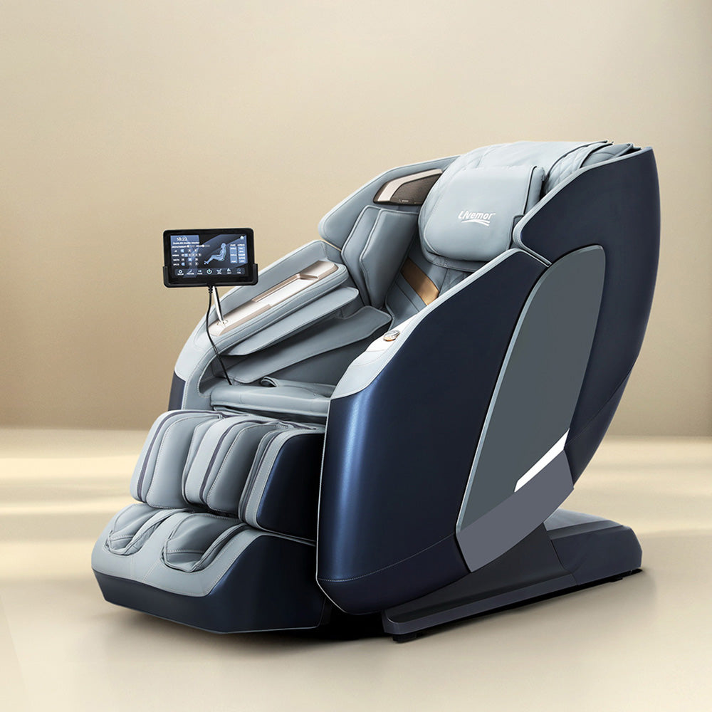 Livemor 4D Massage Chair Recliner SL Track Full Body Zero Gravity Massager Heated AI Body Scan Melisa
