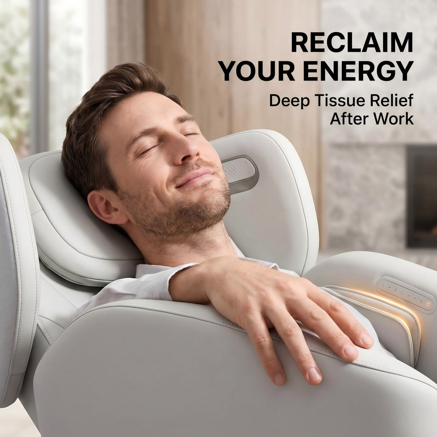 Livemor Massage Chair Electric Vibration Recliner Chair ZENO