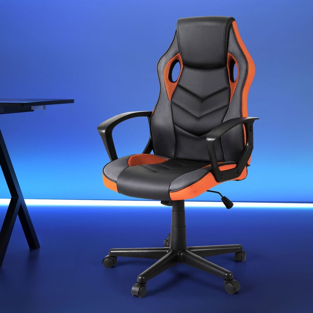 Artiss Gaming Office Chair Computer Executive Racing Chairs High Back Orange
