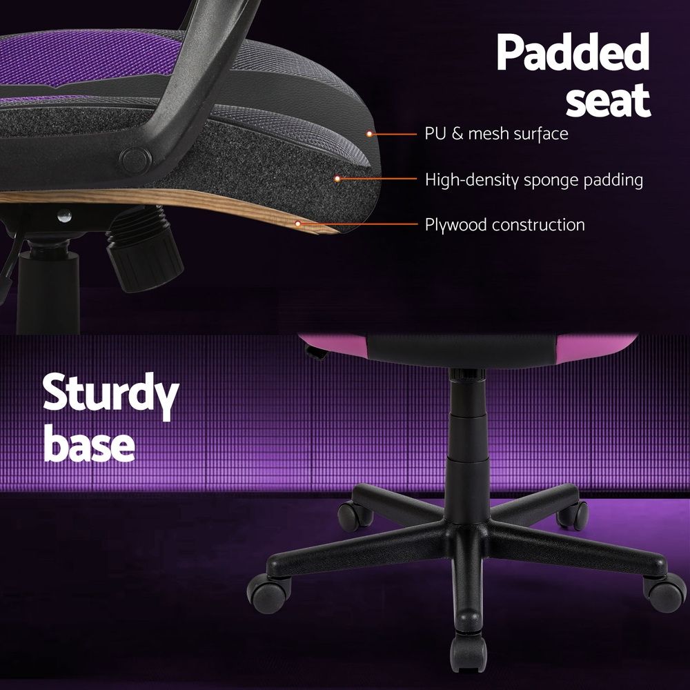 Artiss Gaming Office Chair Computer Chairs Purple