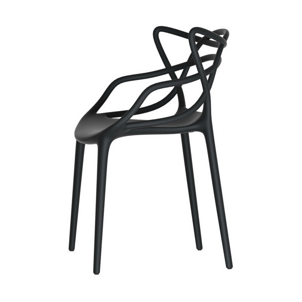 Gardeon 4PC Outdoor Dining Chairs PP Portable Stackable Chair Patio Furniture