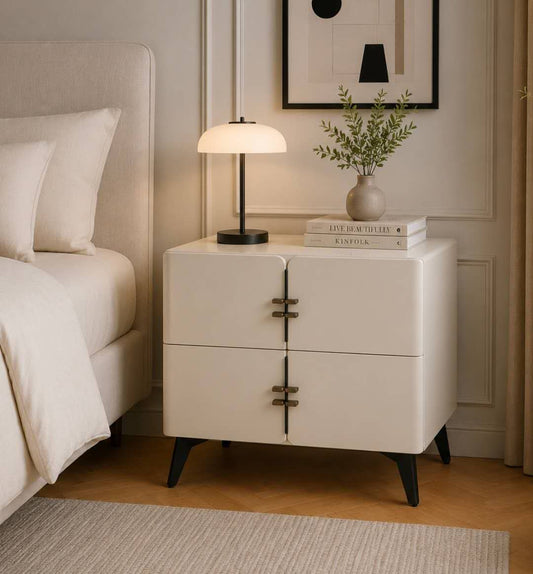 Milan Grey Bedside Table