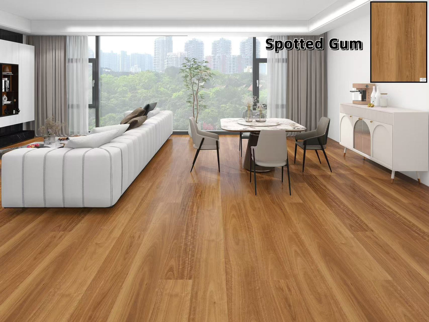 Spotted Gum Wooden Floor Board (Free Installation)